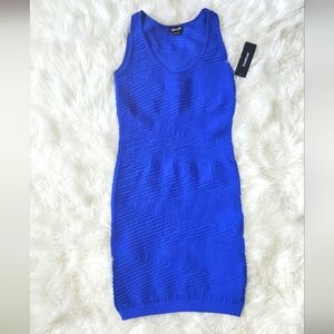 Royal Blue Cocktail Party Dress- Bebe- Size XL